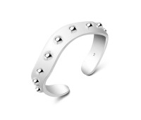 Toe Ring Wave with Dots TR-123